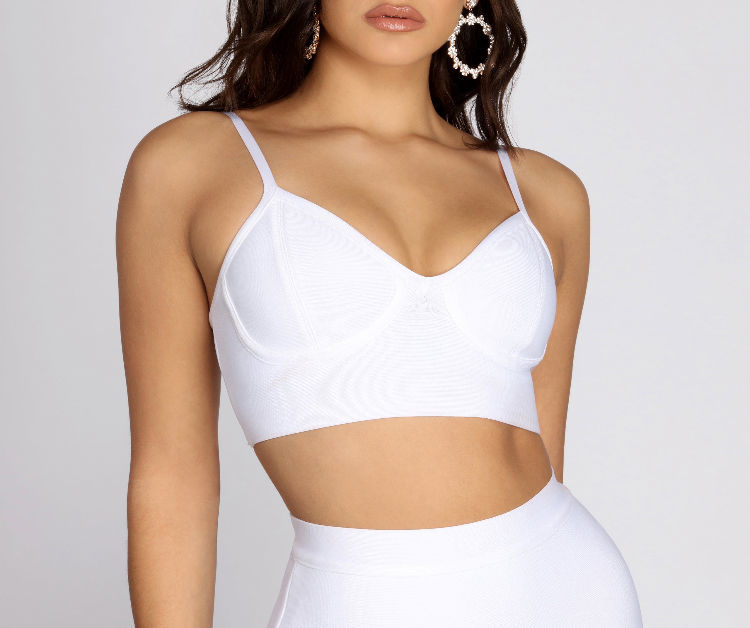 Bandage Bustier Crop Top