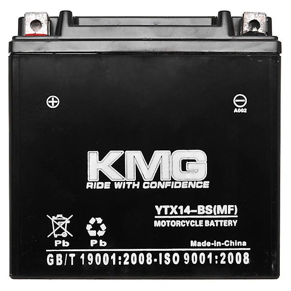 Battery Compatible with Aprilia 1000 ETV Capo Nord 2002-2003 YTX14-BS Sealed Maintenance Free Battery High Performance 12V SMF OEM Replacement Powersport Motorcycle ATV Scooter Snowmobile