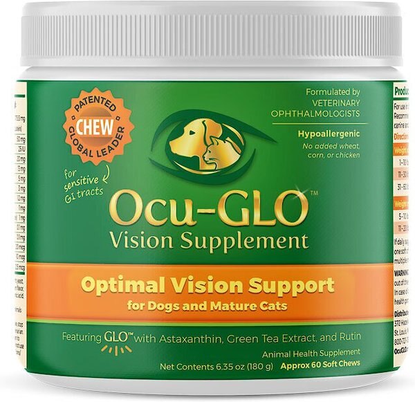 Animal Necessity Ocu-GLO Vision Support Soft Chew Dog and Cat Supplement