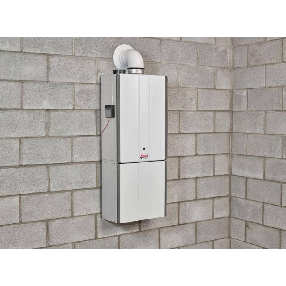 Rinnai Super High Efficiency 7.5 GPM Residential 160000 BTUh Propane Interior Tankless Water Heater RUCS75iP