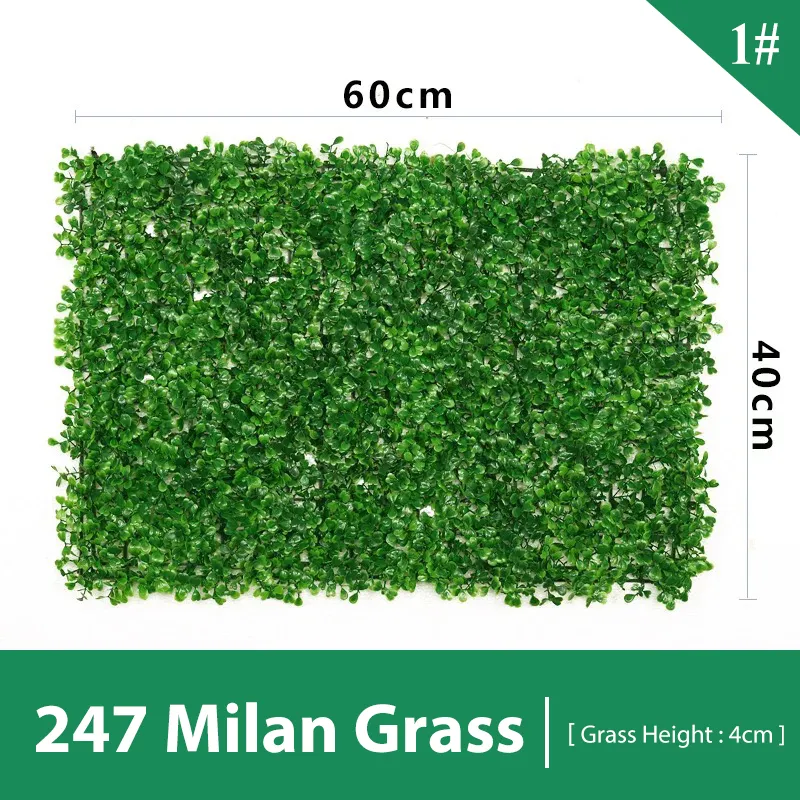 Garden Event Supplies Green Boxwood Hedge Artificial Wall Faux Plants Grass Panels For Wall Decor