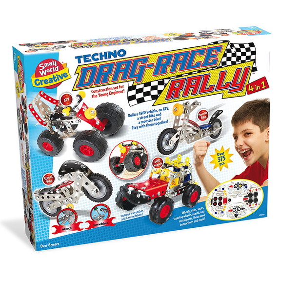 Small World Toys SWT9725986 Techno Drag Race Rally...