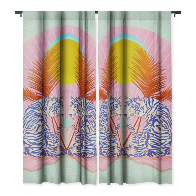 1pc Blackout Window Curtain Panel Deny Designs