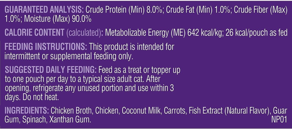 Rachael Ray Nutrish Purrfect Broths All Natural Grain-Free Creamy Chicken Bisque Recipe Cat Food Topper