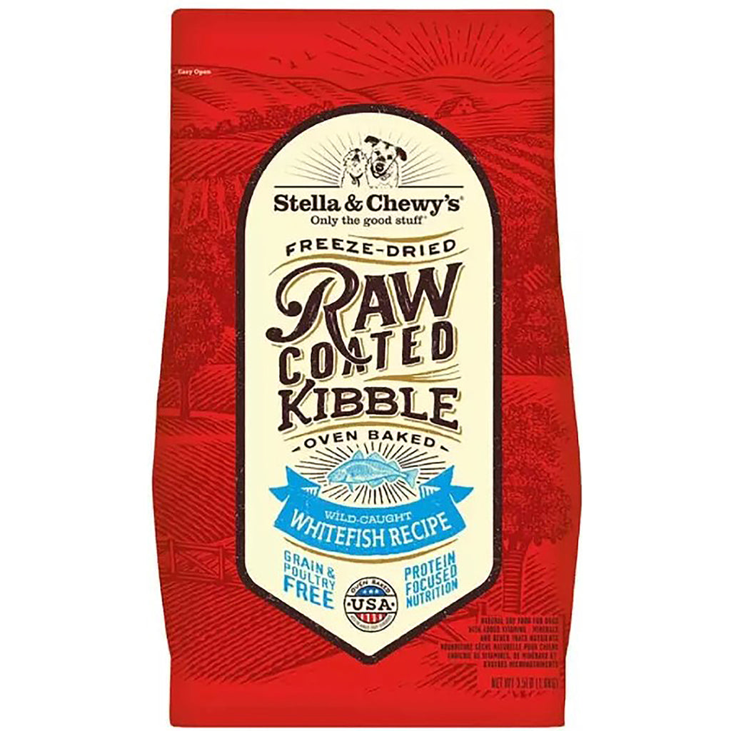 Stella and Chewy's Raw Coated Wild-Caught Whitefish Dog Kibble