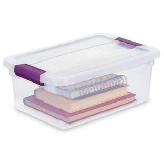 Sterilite 15 Qt. ClearView Latch Box Storage Bin Container (24-Pack) 24 x 17531712