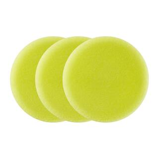 RYOBI 3 in. Detail Polisher Foam Correcting Pad Set (3-Piece) A95DP102