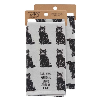 Primitives by Kathy Love and a Cat Kitchen Towel