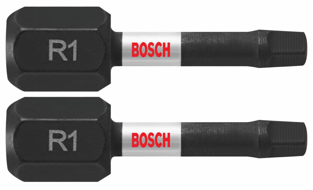 Bosch 2 pc. Impact Tough 1 In.Square #1 Insert Bits ITSQ1102 from Bosch