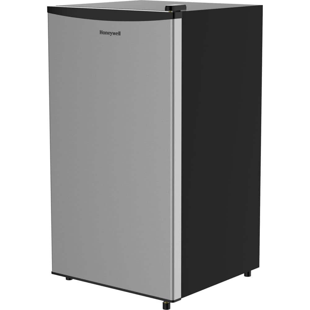 Honeywell 33 cu ft Compact Refrigerator in Stainless Steel with Freezer