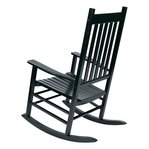 Porch and Den Steeplechase Genuine Hardwood Rocking Chair