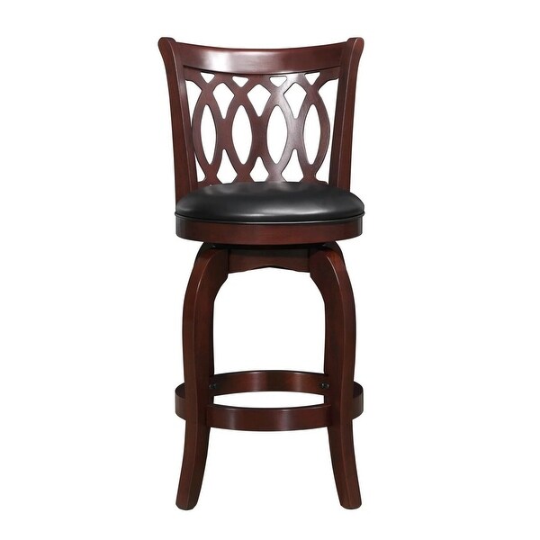 Verona Swivel High Back Counter Height Stool by iNSPIRE Q Classic