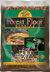 Zoo Med Laboratories Forest Floor? Natural Cypress Mulch Substrate Bedding 4 Quartz