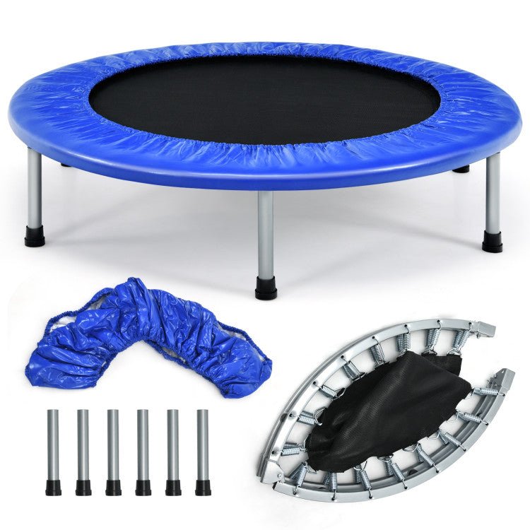 Best 38-Inch Mini Folding Fitness Rebounder Trampoline For Everyone