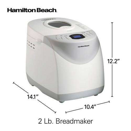 Hamilton Beach 2 lb Digital Bread Maker Model 29881  Crowdfused