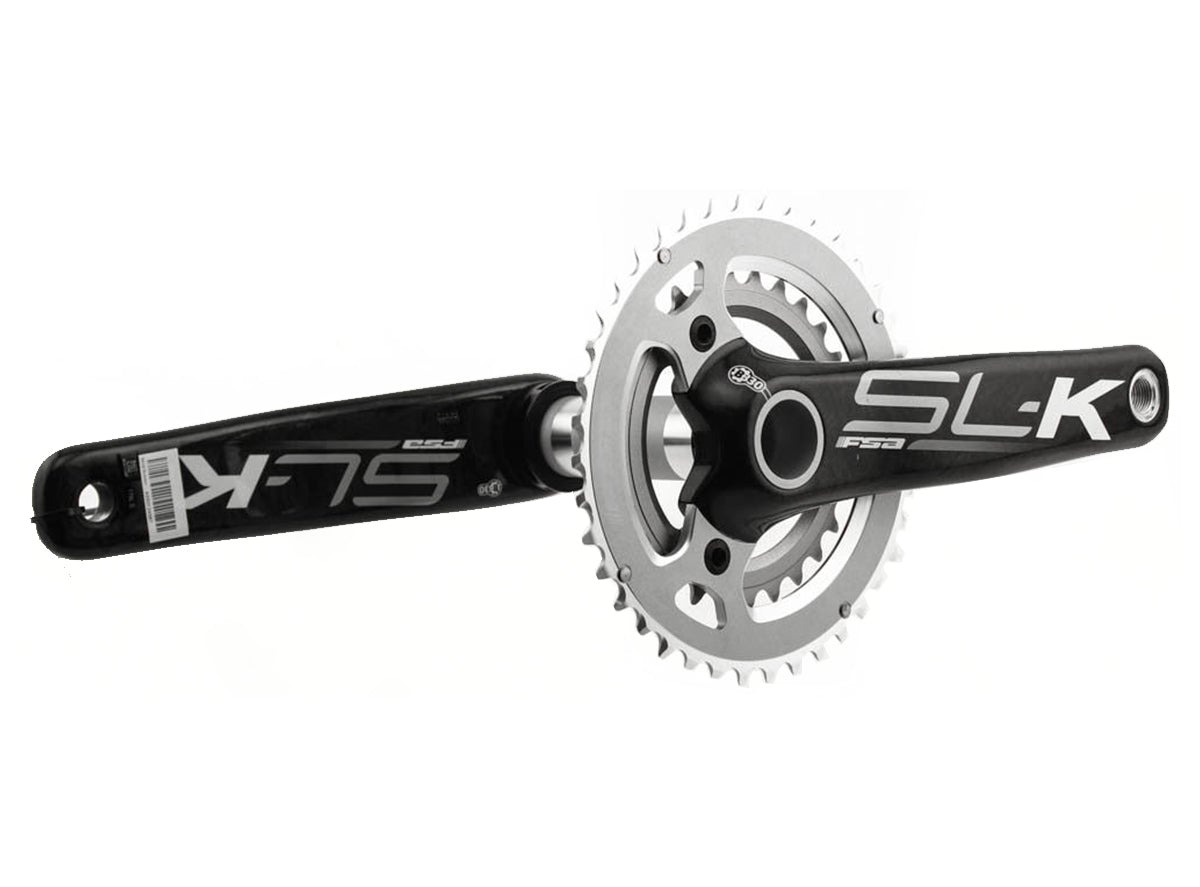 FSA SL-K PF30 10 Spd Crankset - Carbon-White