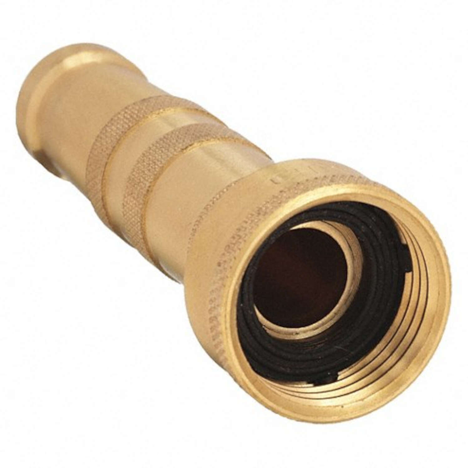 Gilmour Adjustable Twist Brass Heavy-Duty Hose Nozzle