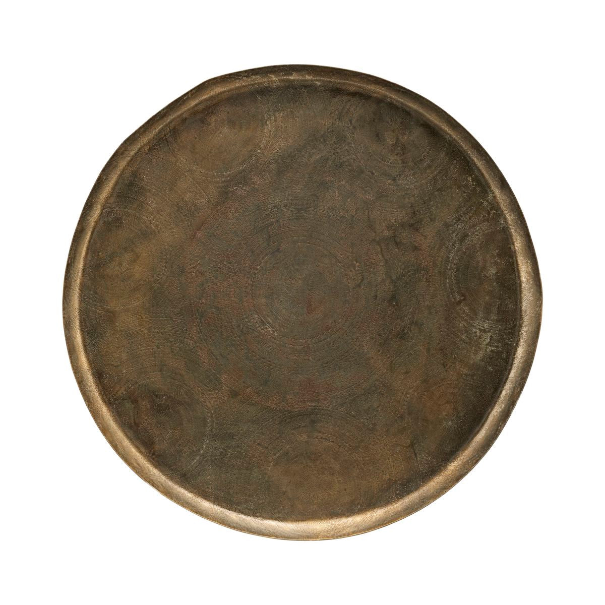 Jhansi Antique Brass Finish Tray