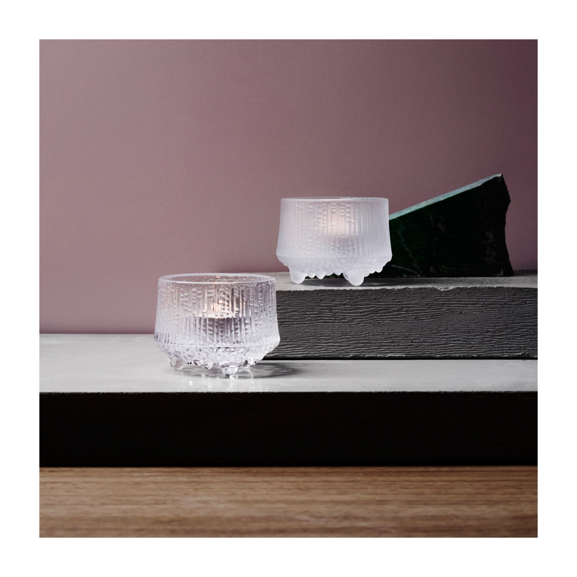 Ultima Thule Tealight Candleholder in Various Colors design by Tapio Wirkkala for Iittala