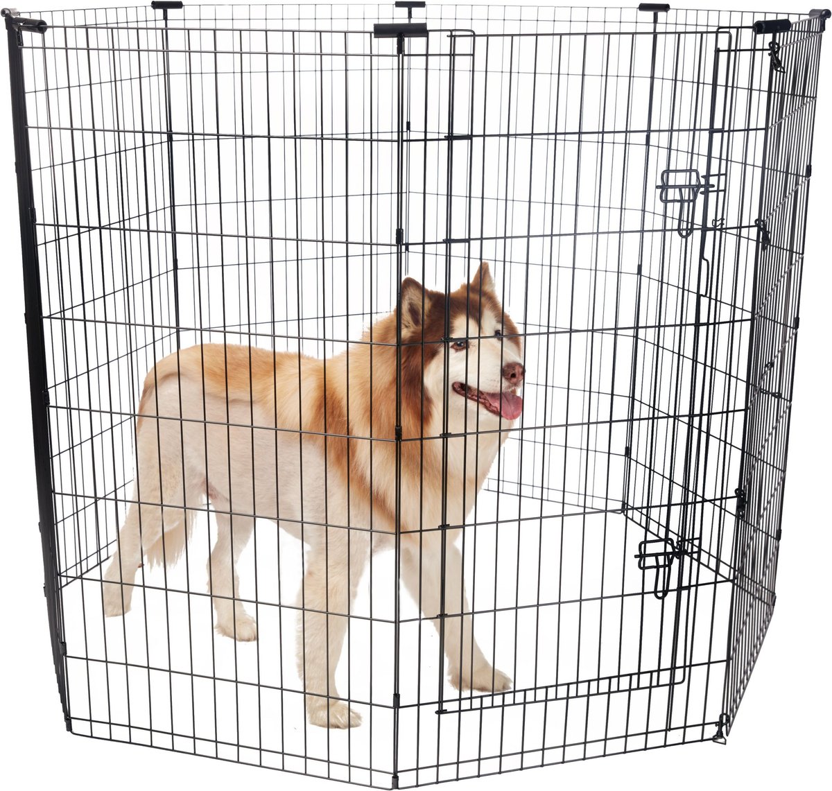 Frisco Wire Dog and Small Pet Exercise Pen with Step-Through Door