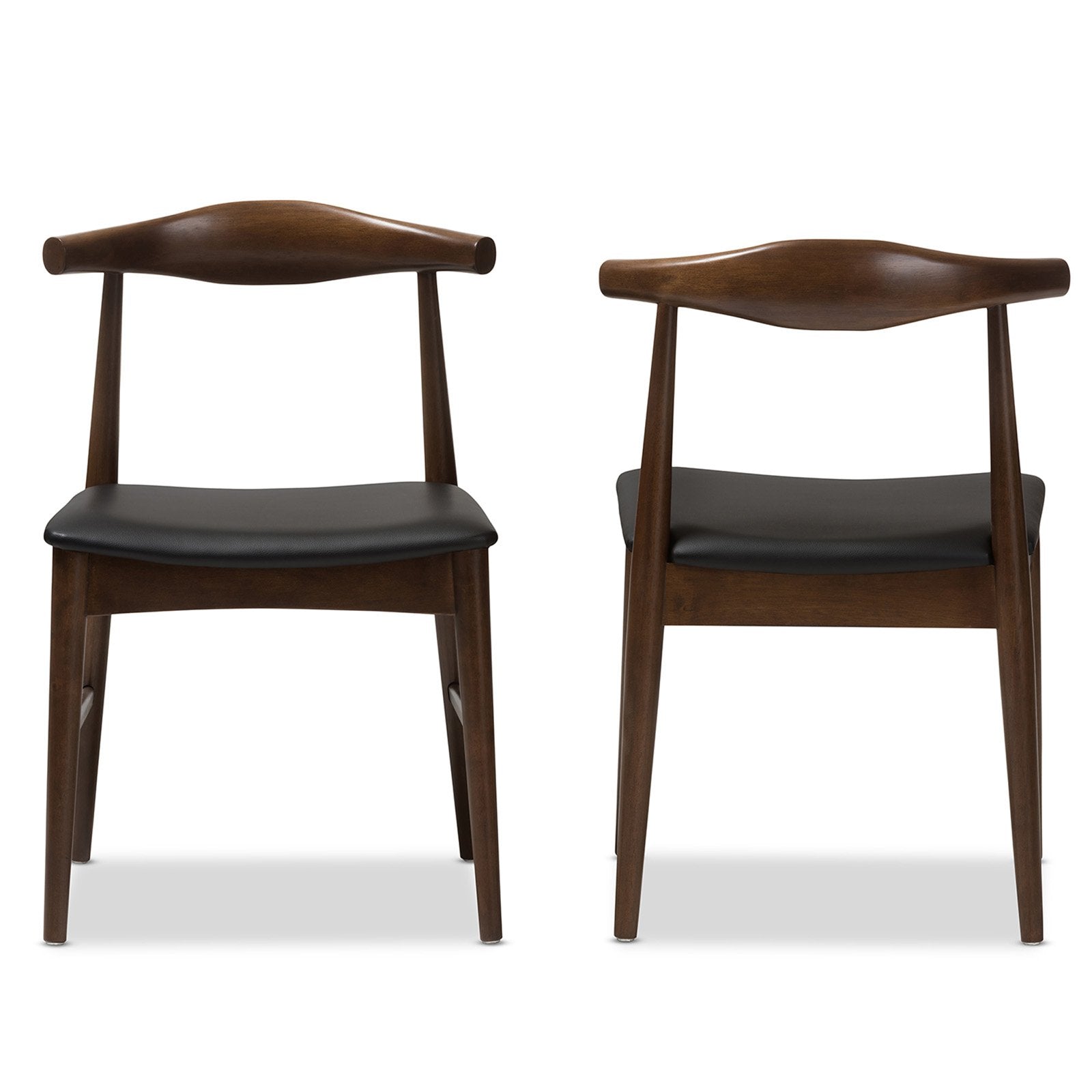 Baxton Studio Winton Mid-Century Dining Side Chair - Set of 2