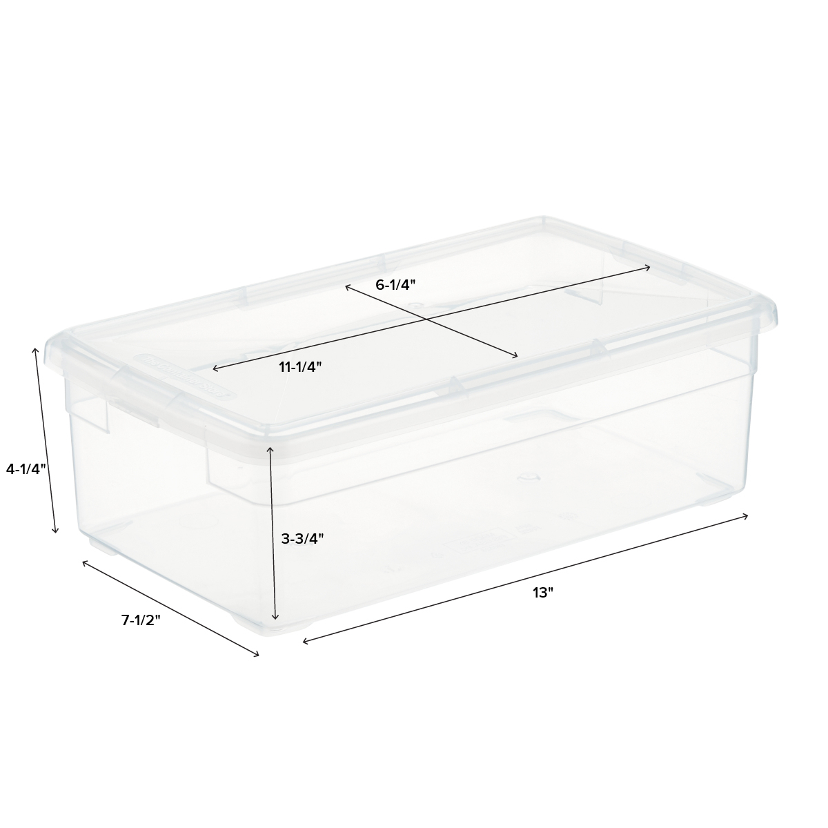 Our Clear Storage Boxes