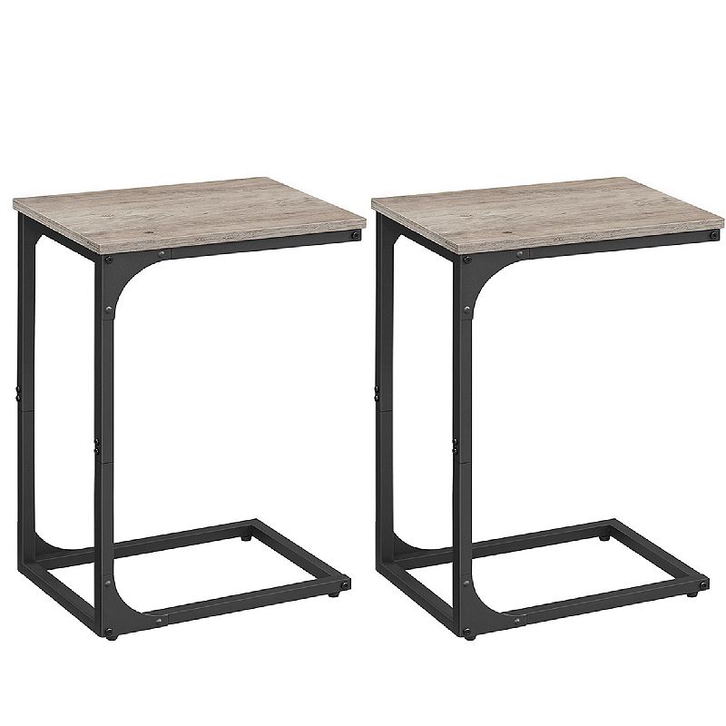 C-shaped End Table Set Of 2