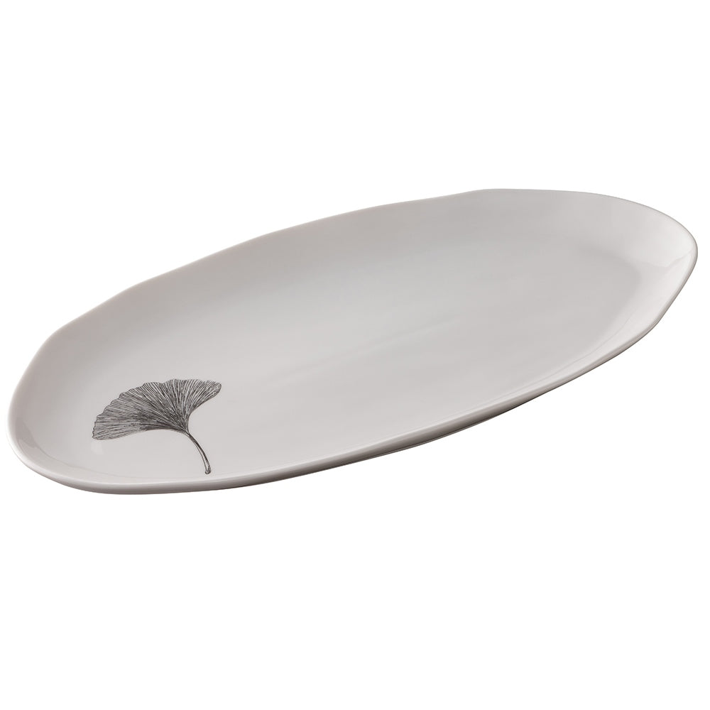 Belleek Living Ginkgo Oval Serving Platter