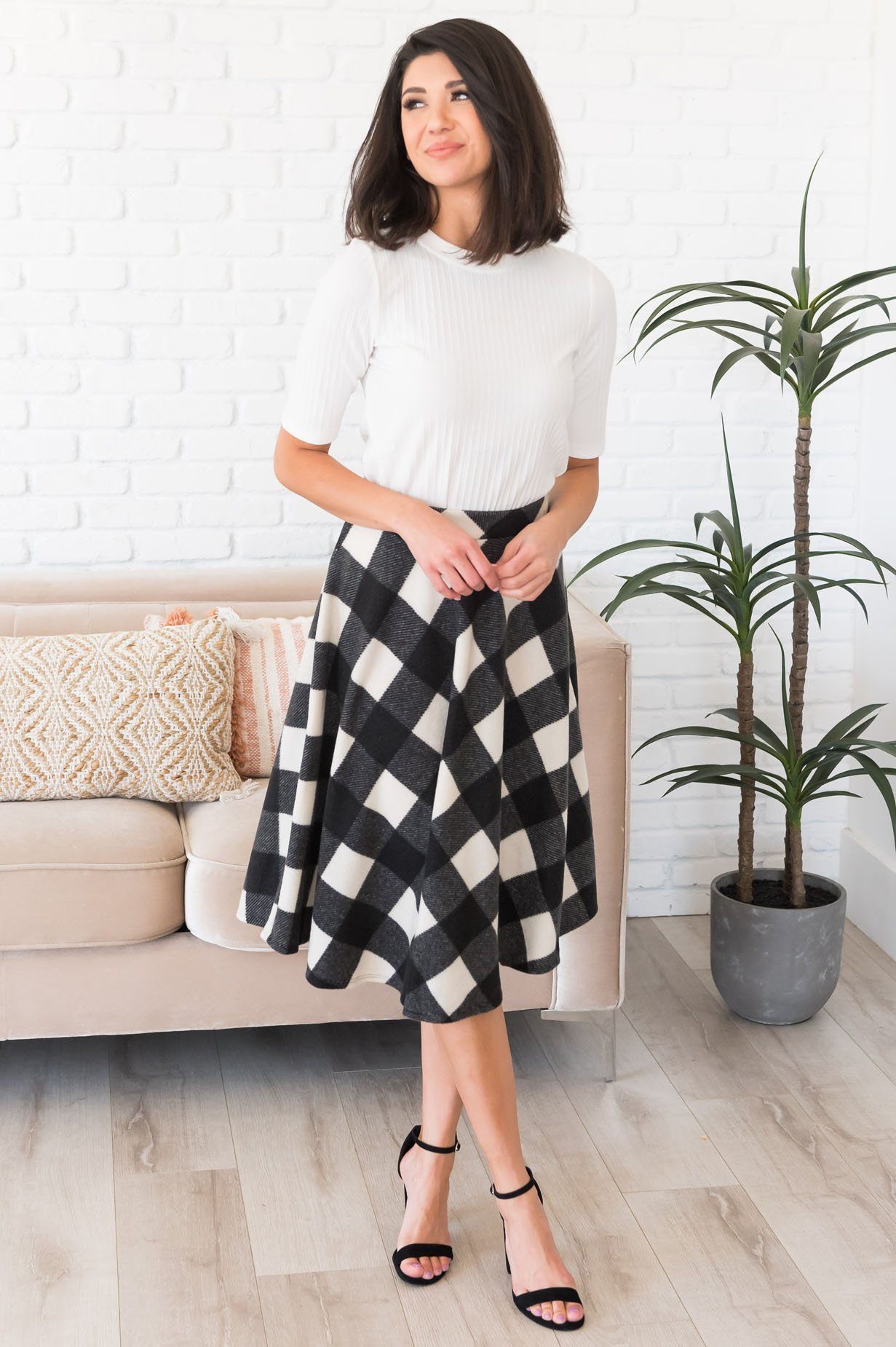 Twirl With Modesty Aline Skirt