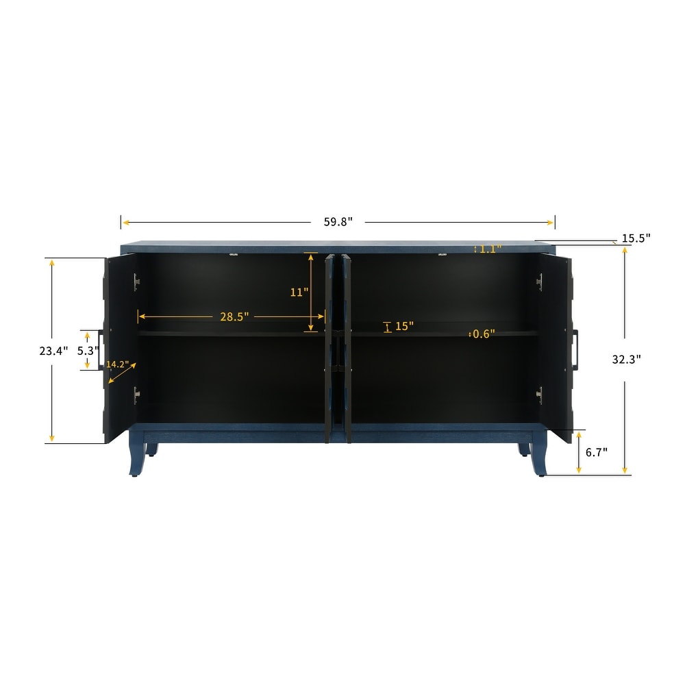 Stronger Vintage Style Buffet Cabinet