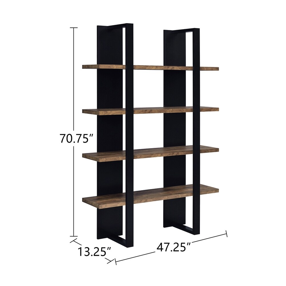 4 shelf Wood Bookcase