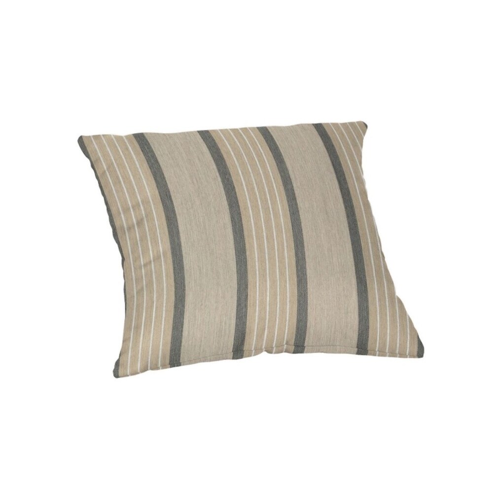 Sunbrella 16 inch Square Striped Outdoor Throw Pillow