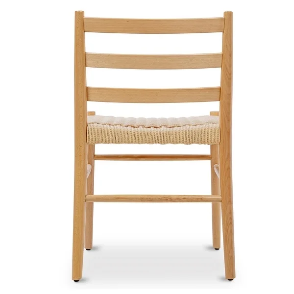 Poly and Bark Ray Dining Chair 2.0 (Set of 2) - Solid Wood Frame