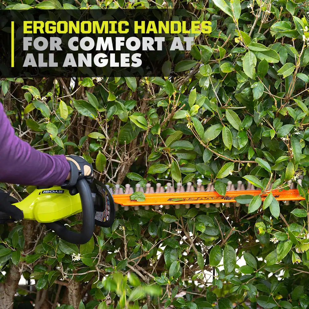 RYOBI P2609BTLVNM ONE+ 18V 22 in. Lithium-Ion Cordless Hedge Trimmer (Tool Only)