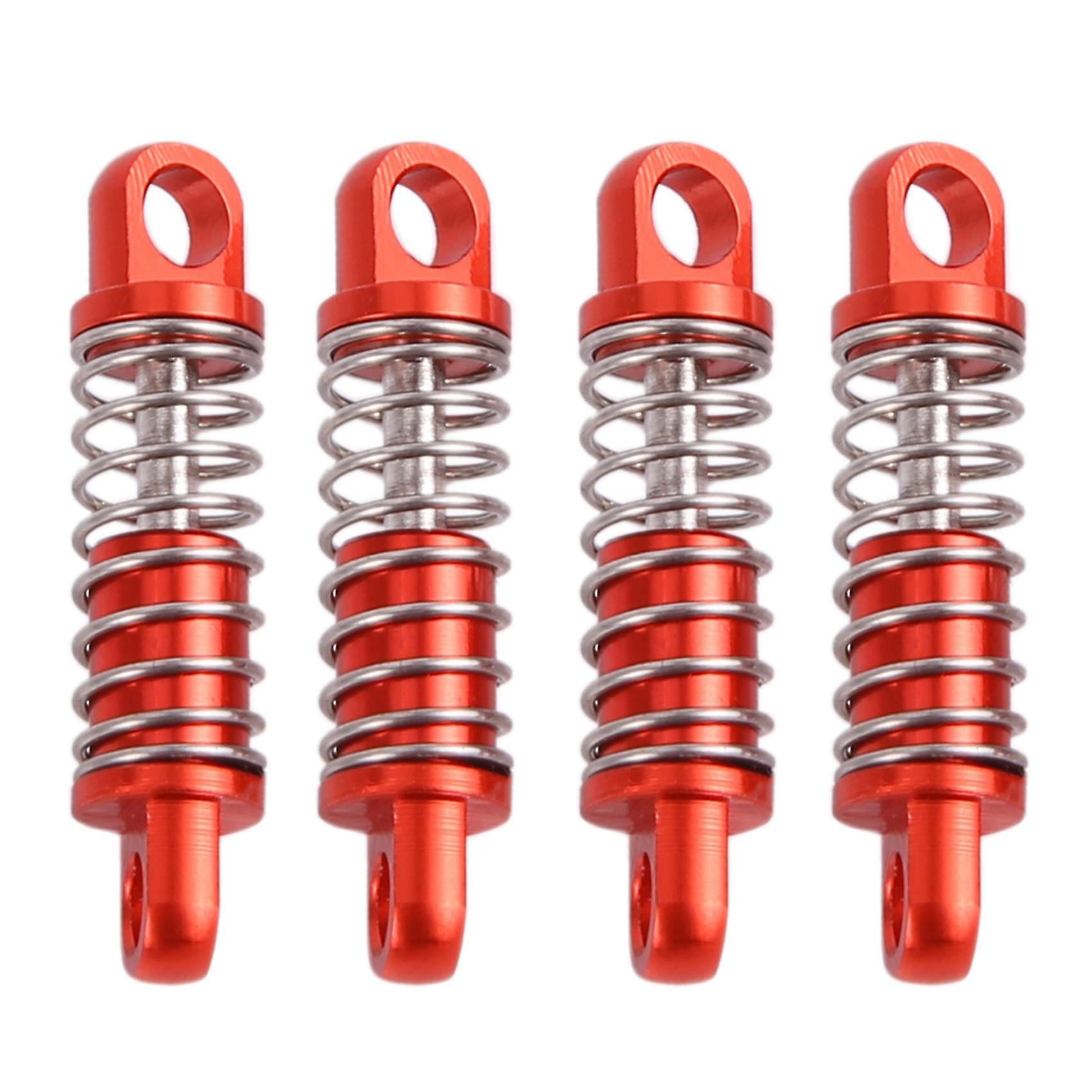 4pcs Alloy Shock Absorber Damper Oil Filled Type For Rc Hobby Model Car 1/28 K969 K989 P929 Drift R