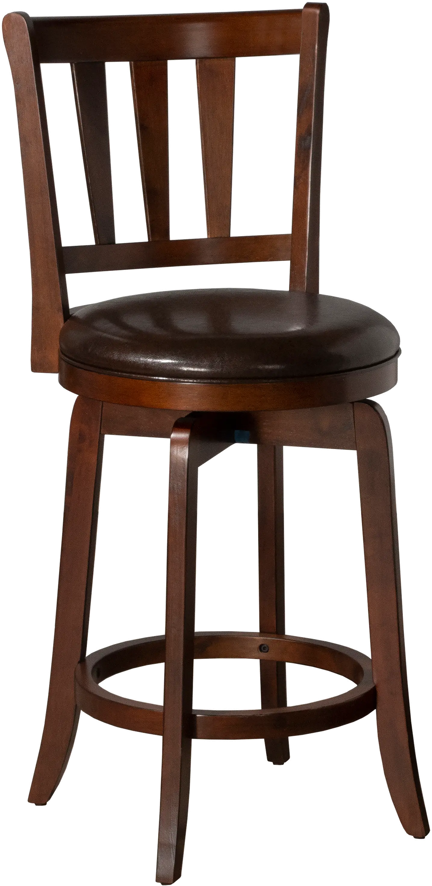 Presque Isle Traditional Cherry Swivel Counter Height Stool