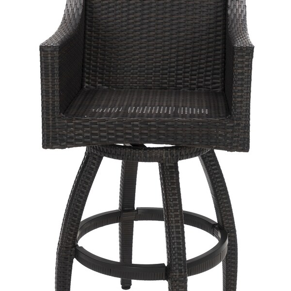 Deco 5 Piece Sunbrella Outdoor Patio Barstool Set