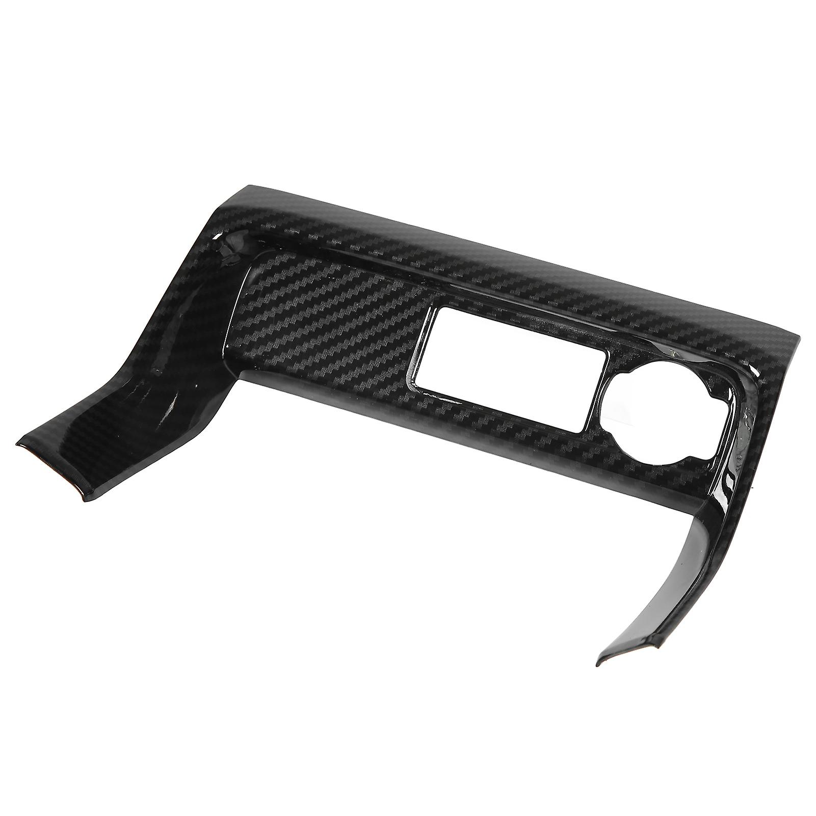 Cigarette Lighter Panel Trim Carbon Fiber Style Abs Wearproof Replacement For Civic 11th 2022 Lhd