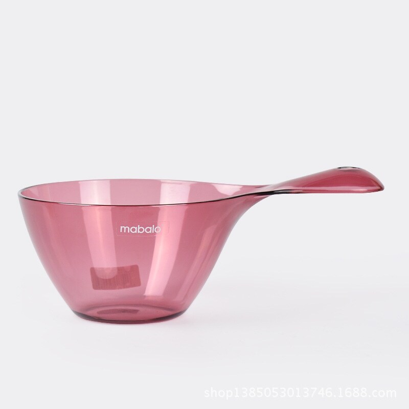 Creative thickened transparent plastic water spoon large water scoop   10.6x6.2x2.4