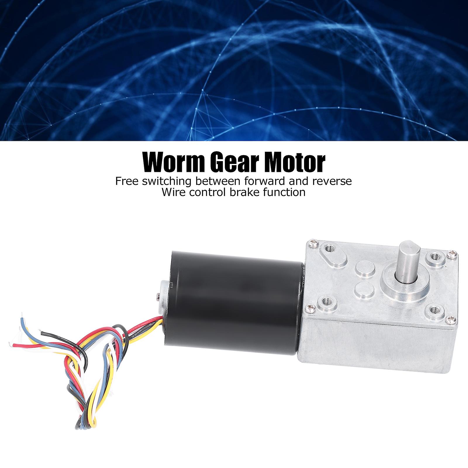 Quiet And Powerful Dc Brushless Worm Gear Motor For Efficient Turbine Operations[40rpm]