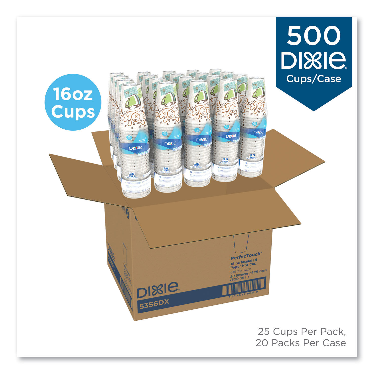 PerfecTouch Paper Hot Cups by Dixieandreg; DXE5356DX