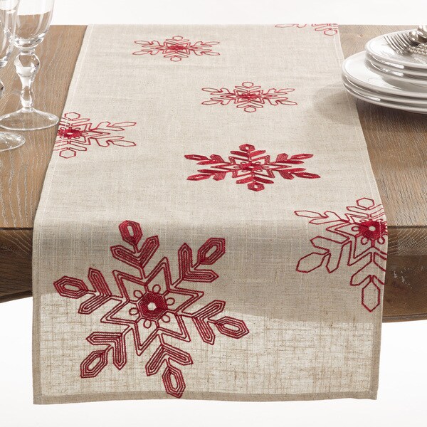 Nivalis Collection Snowflake Design Runner