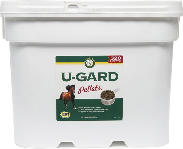 Corta-Flx U-GARD Pellets Gastric Health Support Horse Supplement， 40-lb bucket