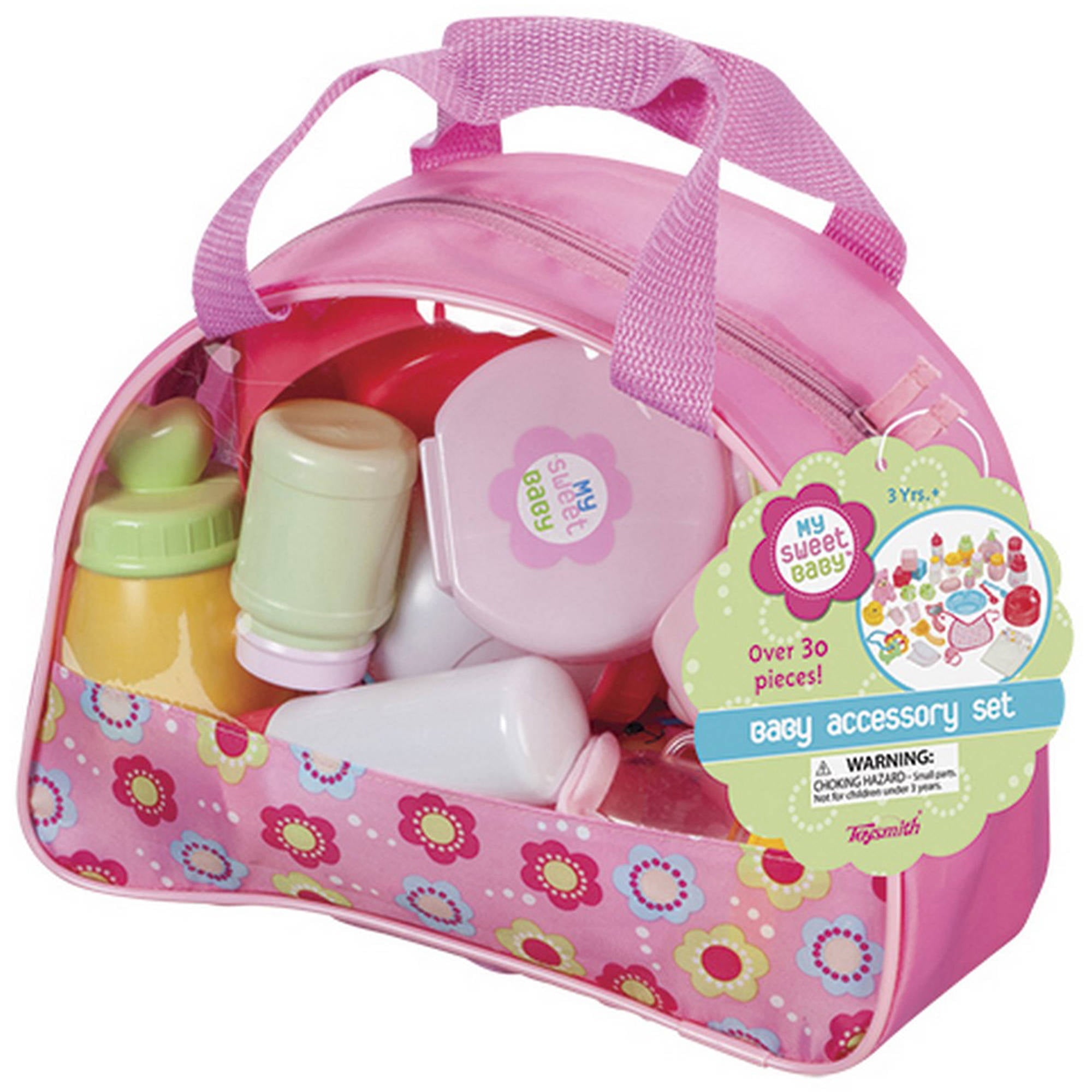 Toysmith Baby Care Kit Doll Accessories， 30 Pieces