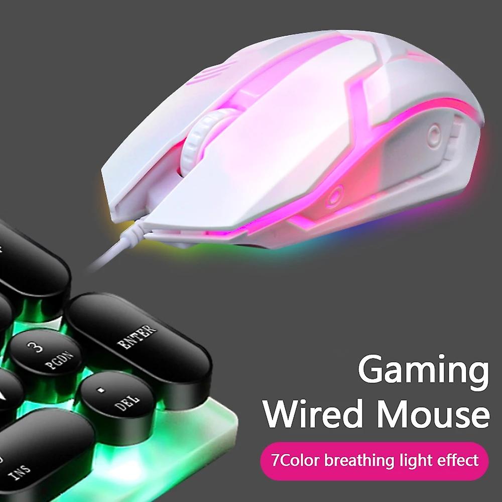 Born Pretty Limei S1 E-sports Led Luminous Backlit Wired Mouse Usb Wired For Desktop Laptop Mute Office Computer Gaming Mouse