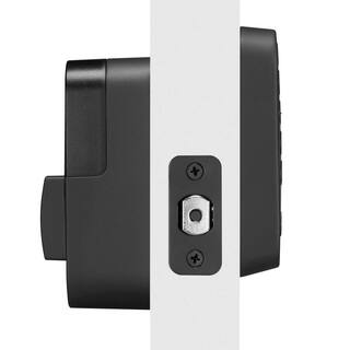 Yale Assure 2 Lock Black Suede Keyed Single Cylinder Deadbolt with Push Button Keypad and Bluetooth YRD410-BLE-BSP