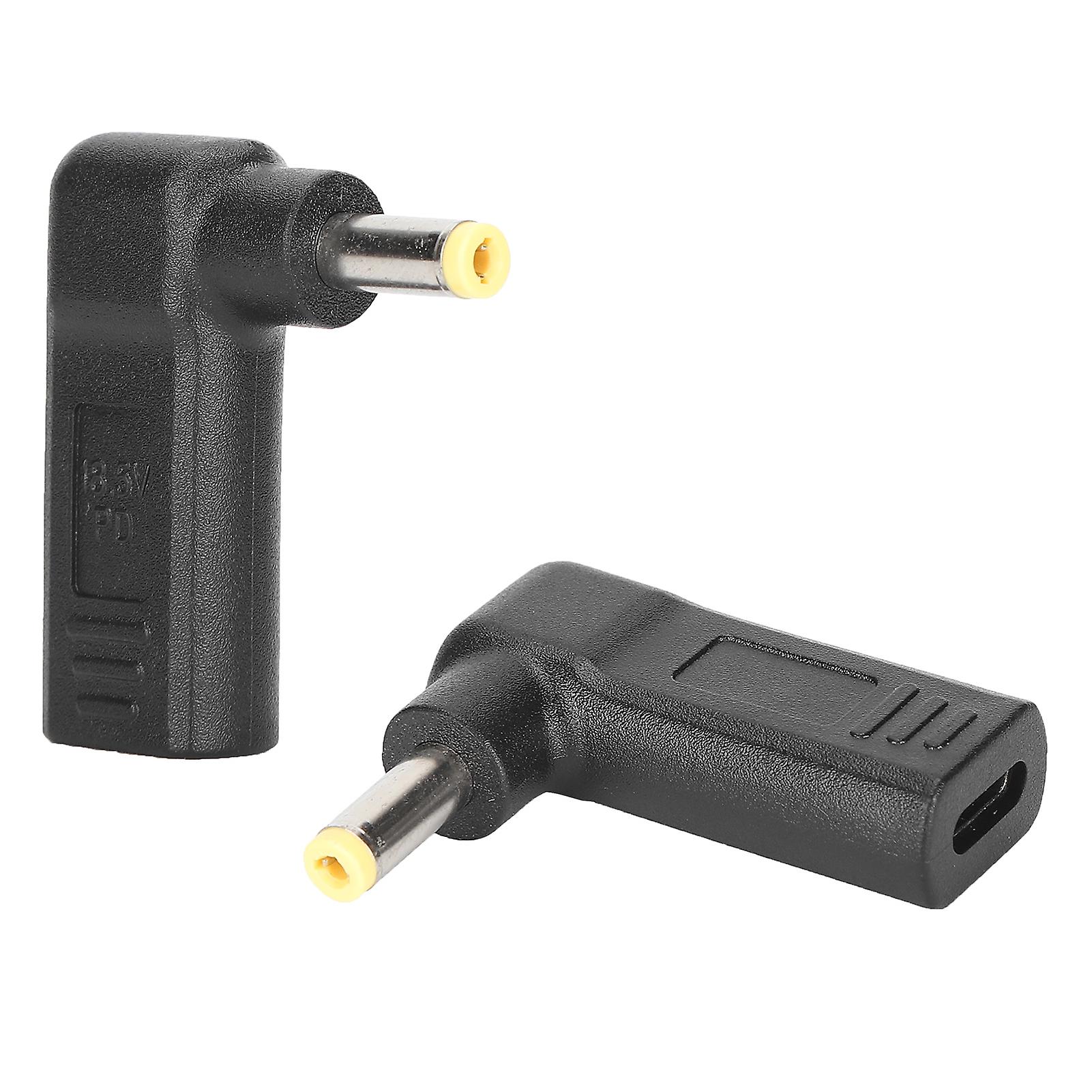 Typec To Dc Adapter Female To Male Plug 4.8x1.7mm Right Angle Pd Connector Charging Device