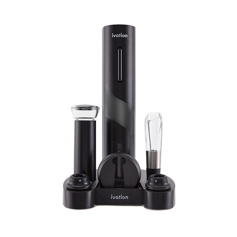 Ivation Electric Wine Opener，7-Piece Wine Gift Set，  Electric Bottle Opener， Wine Aerator Pourer