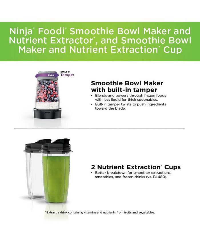 Ninja Foodiandreg SS101 Smoothie Bowl Maker and Nutrient Extractor