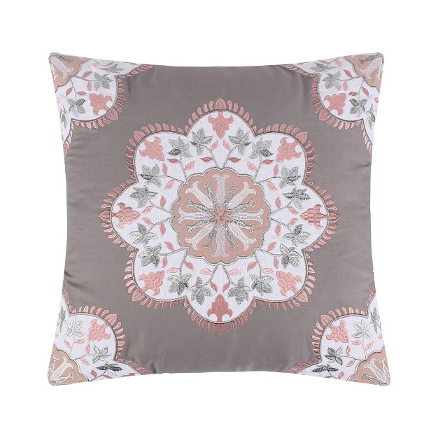 Belhaven Medallion Decorative Pillow Pink Levtex Home